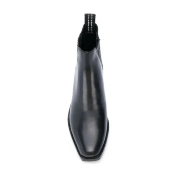 DKNY Chelsea black leather booties 10US - Picture 2 of 5